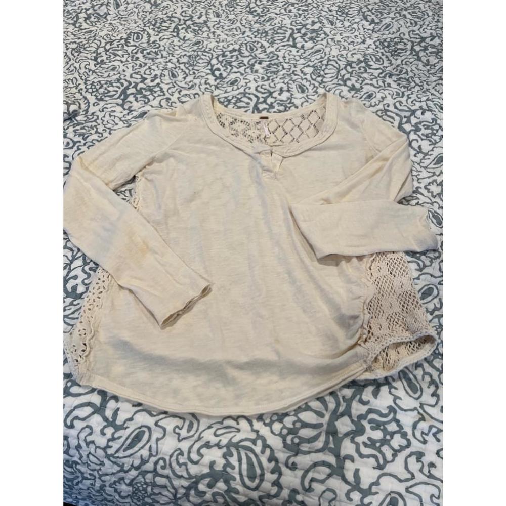Free People Crochet Top Sz M
